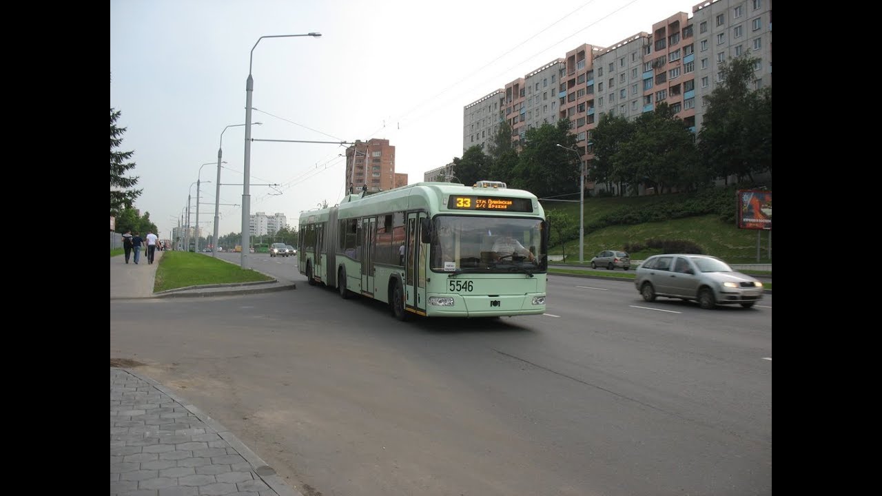 Троллейбус Минска БКМ-333, борт.№ 5546, марш.59 (24.07.2019)