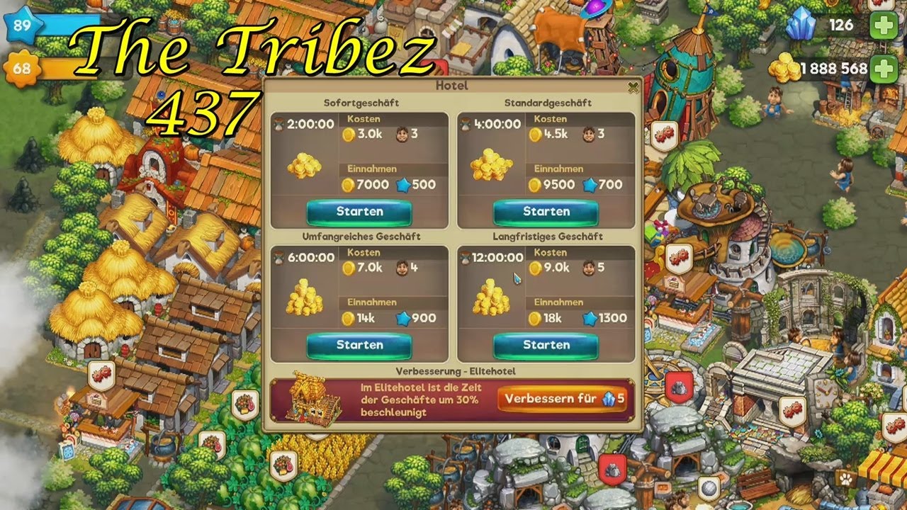 The Tribez [S01E437]mehr Upgrates und mehr Geld![GERMAN]