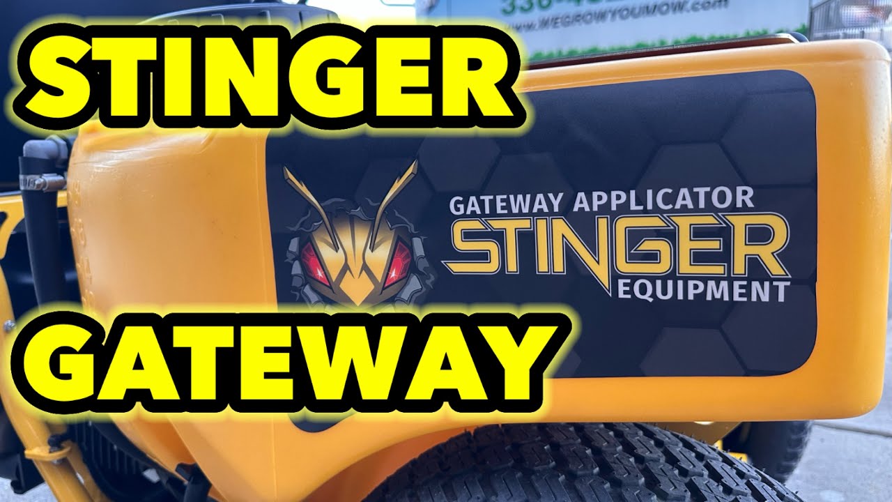FIRST LOOK Stinger Gateway Applicator Ride On Spreader Sprayer