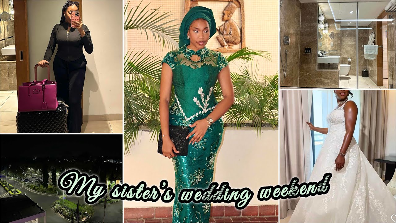 Wedding vlog; Asoebi duties, beauty prep, worst 5 star hotel in Abuja, family reunion,1st 2025 vlog