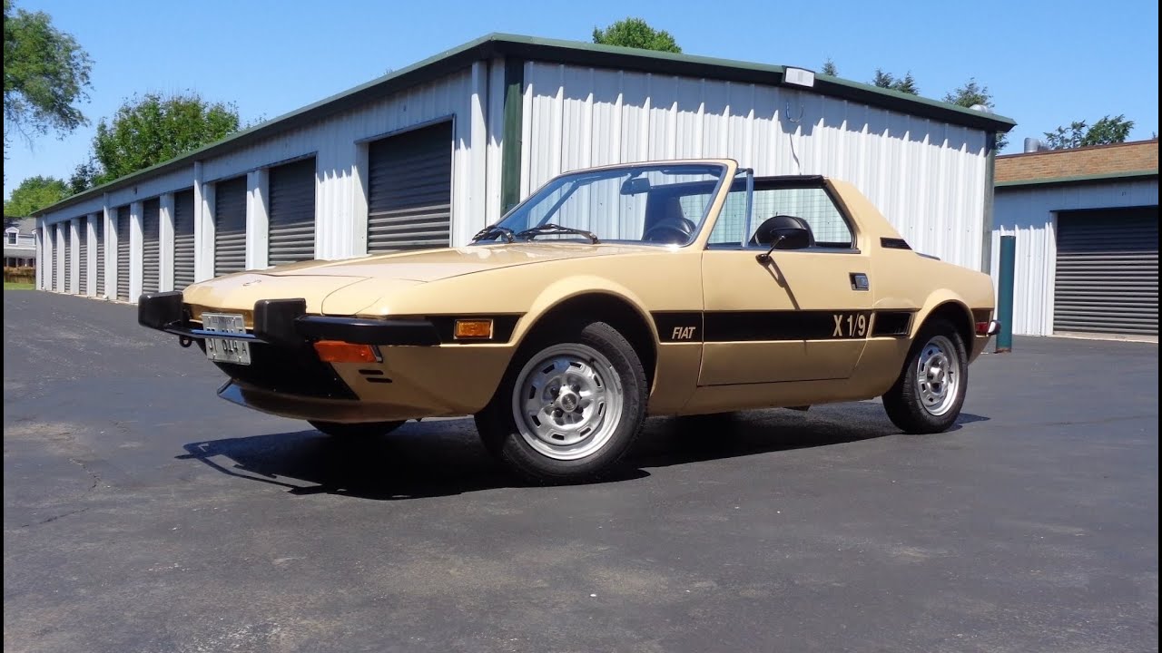 1974 Fiat X19 X1/9 in Beige & Engine Sounds & Ride on My Car Story with Lou Costabile