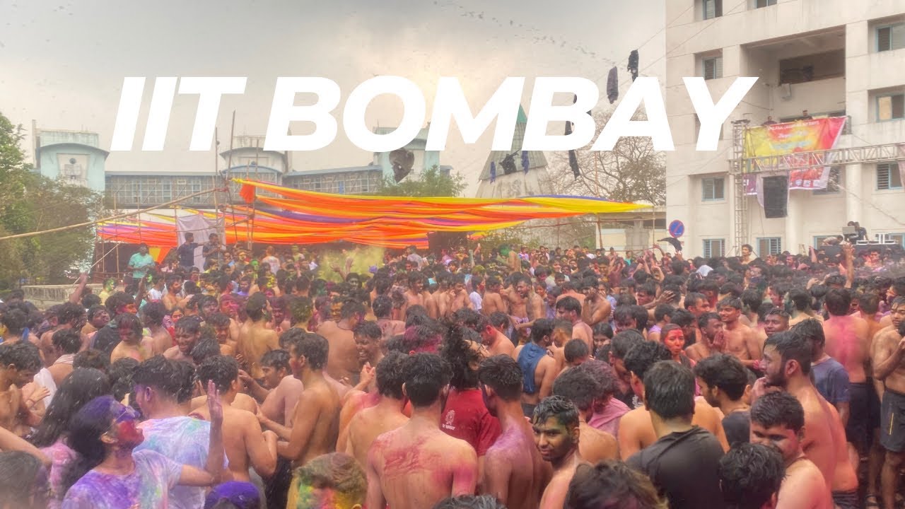 How IITians celebrate Holi Vlog 😍| Colours in campus ￼| IIT Bombay