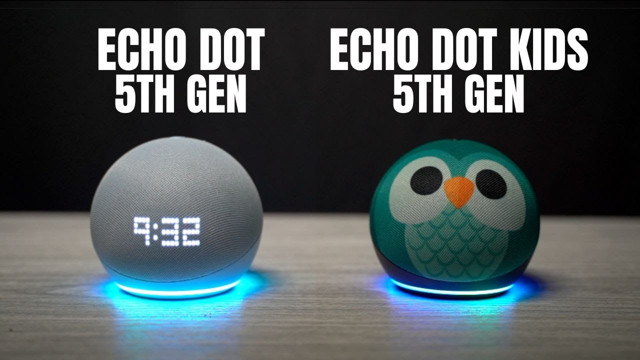 Echo Showdown - Echo Dot 5-го поколения против Echo Dot Kids 5-го поколения