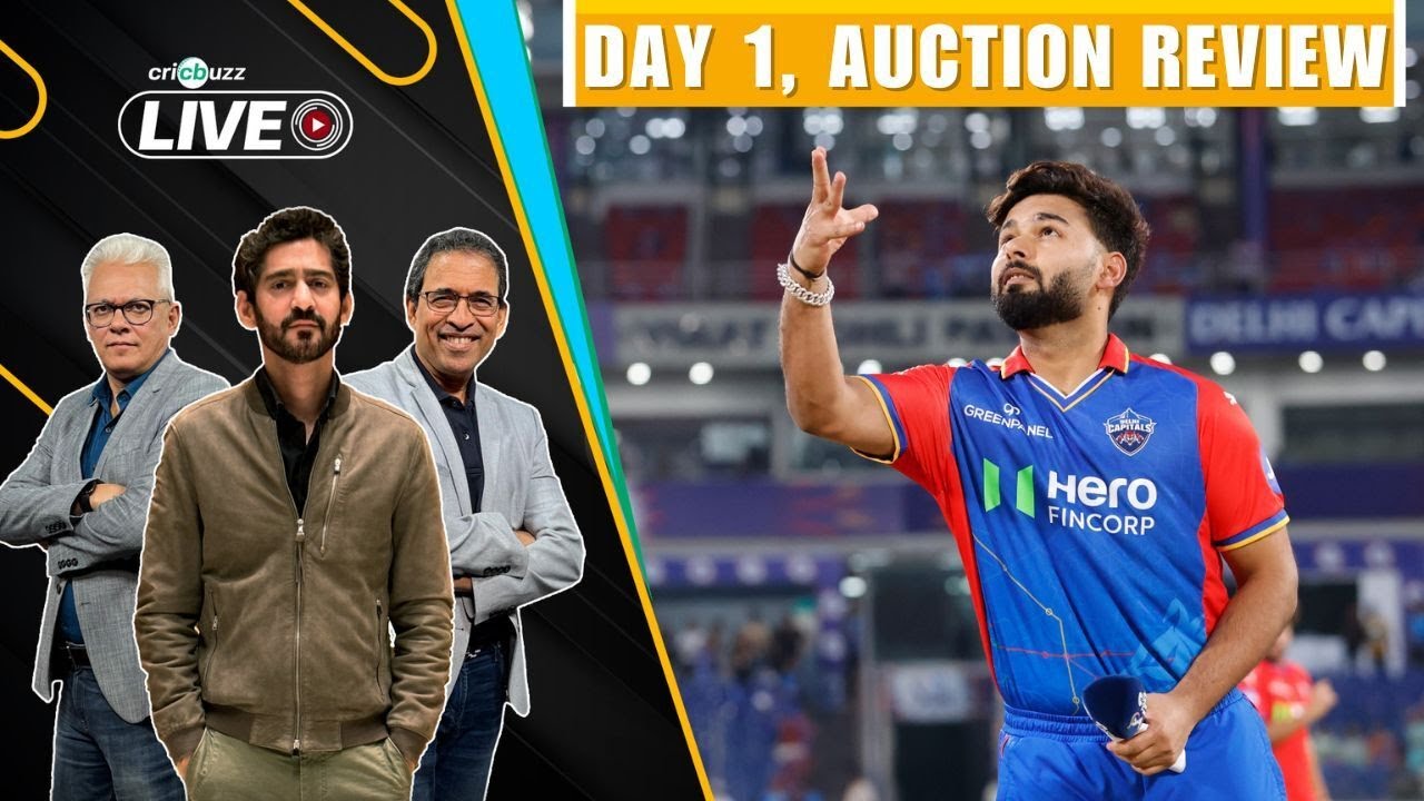 Cricbuzz Live: IPL 2025 Mega Auction Review Day 1 ft. Harsha Bhogle & Joy Bhattacharjya