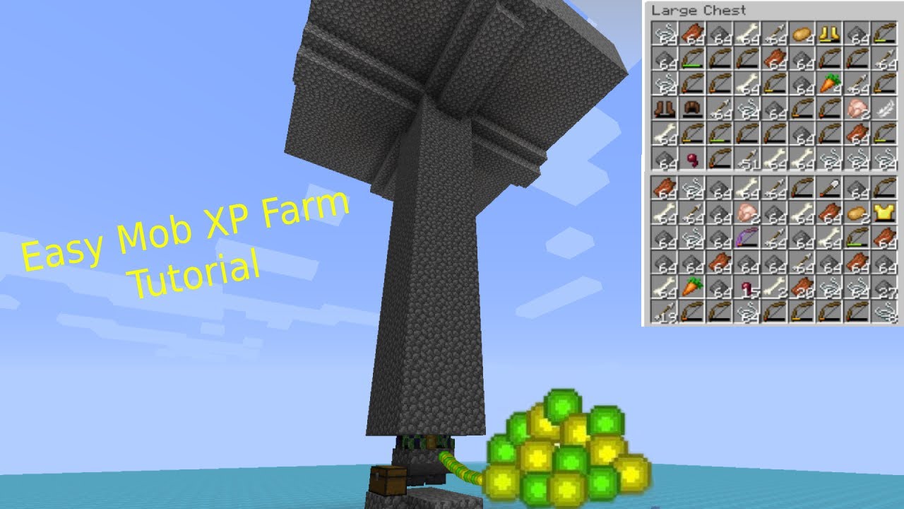 Mob XP Farm Minecraft 1.17 (Java/Bedrock)
