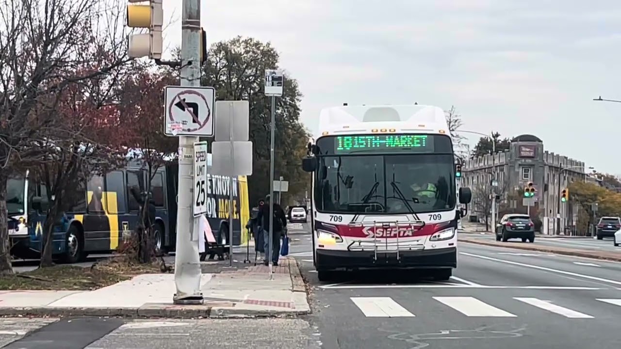 SEPTA Route 16: 2024 New Flyer XHE40s #706 & #709