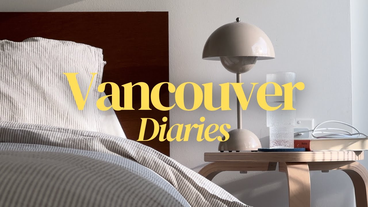 Silent Vlog | living in Vancouver, exploring the city, studio apartment.