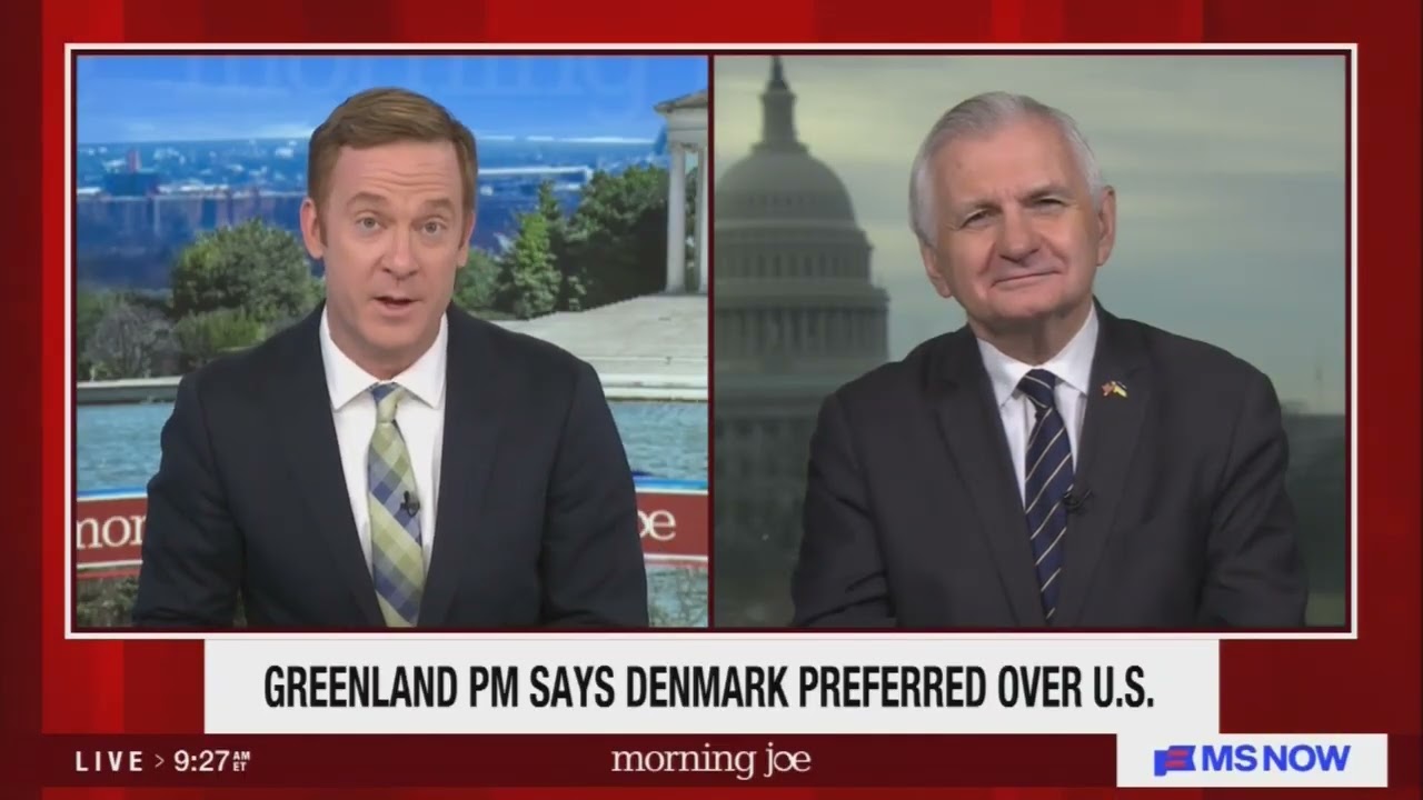 Рид присоединился к программе Morning Joe на MS NOW, чтобы обсудить Венесуэлу, Гренландию и ICE (...
