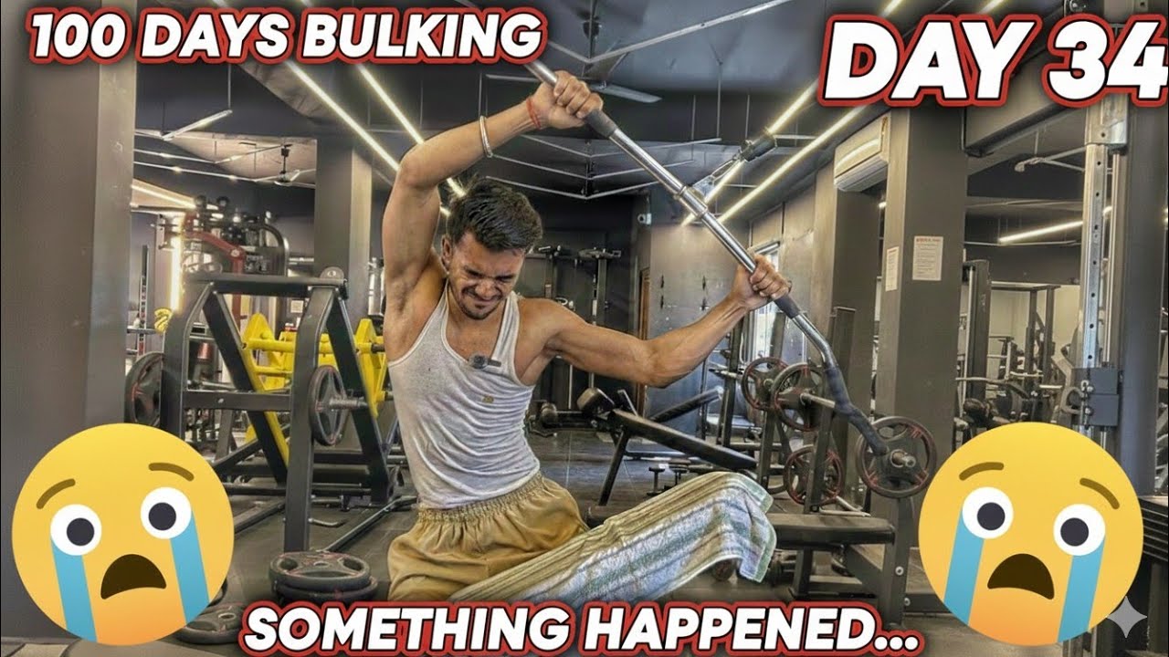 Day 34 – Gym Normal Tha… Par End Normal Nahi Tha 😶 | 100 Days Challenge
