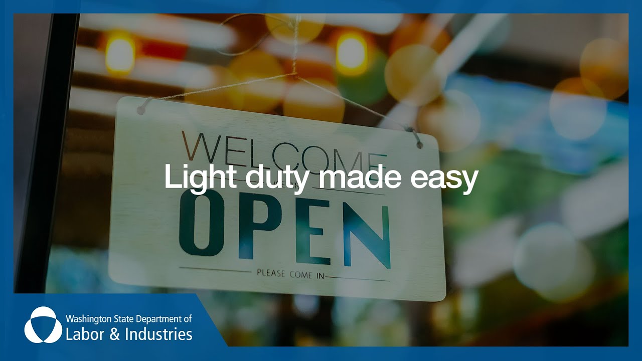 Light duty made easy