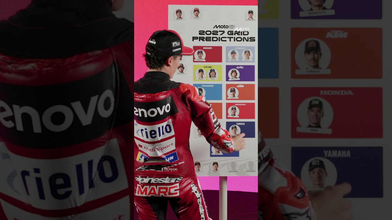 Marc Marquez guesses the 2027 MotoGP grid! 👀