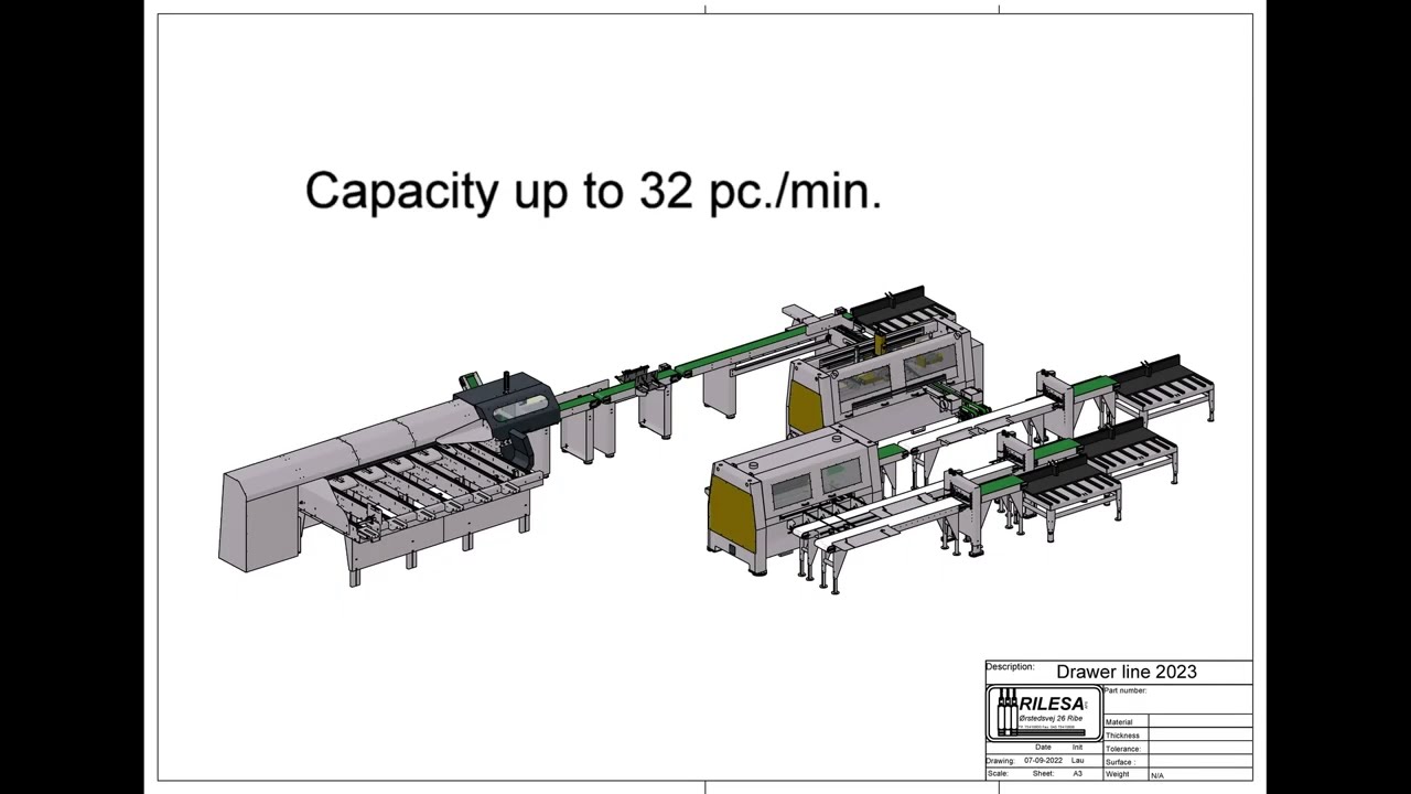 RILESA Production Line of Drawer Boxes