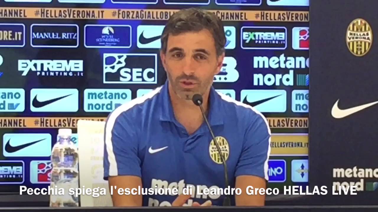 Pecchia spiega perché Leandro Greco è stato messo fuori rosa