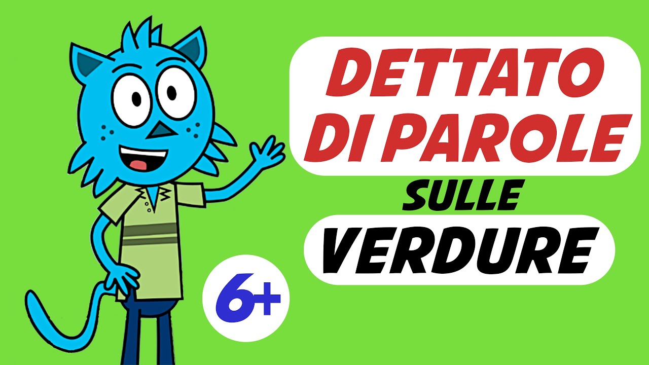 DETTATO DI PAROLE : I Nomi della Verdura (Prima Elementare) 🥕🍅