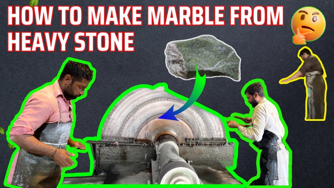 How To Make Beautiful Marble From Heavy Stone - See This
