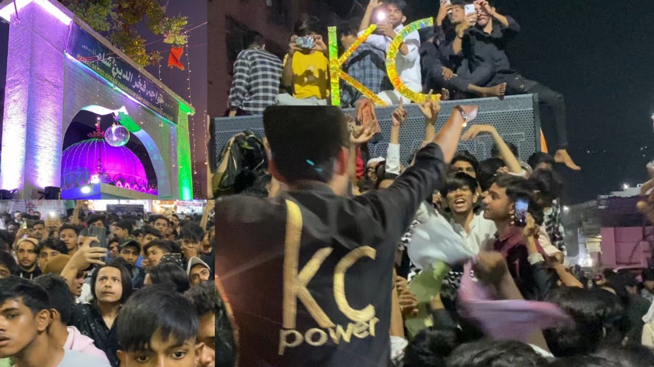 mumbra sandal 2024 fakhruddin shah baba k c power full crowd 😍।#snwz #shahnawazvlogs