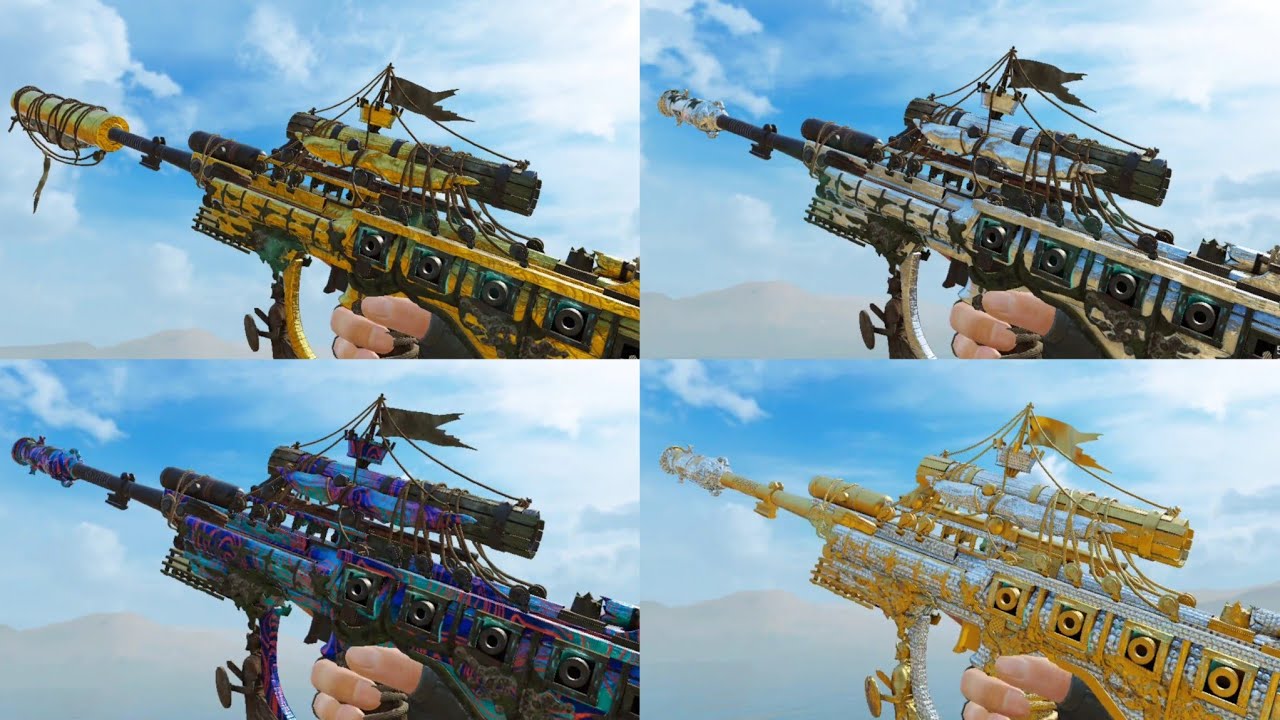 MYTHIC AGR 556 - FLYING DUTCHMAN with all completionist camos: Gold, Platinum, Diamond & Damascus