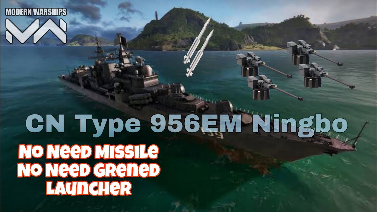 Ningbo No Need Missile And Grened Launcher #modernwarships #mwcreator #gaming 