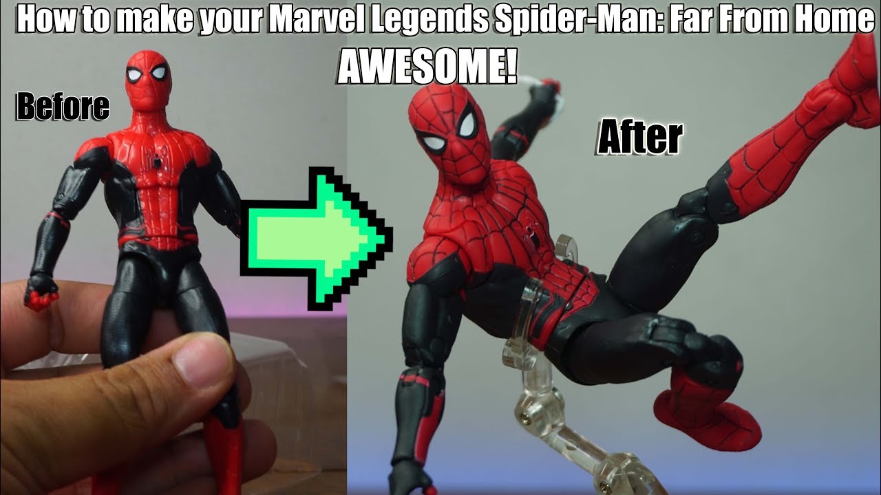 Figure Fix Friday: How to make your Marvel Legends Spider-Man Far from Home AWESOME!