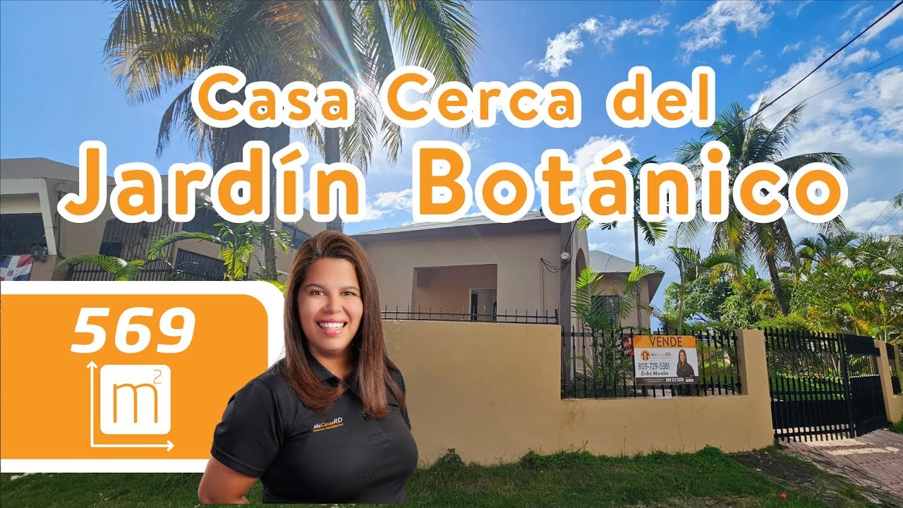 Oportunidad 🏡 Casa en Venta próximo al Jardín Botánico, US$320,000 809-729-5381 Erika Morales