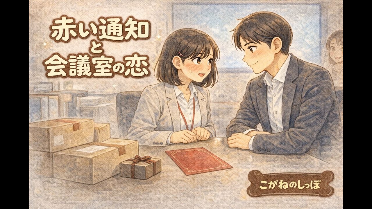 【絵本 読み聞かせ】（２０７）赤い通知と会議室の恋
