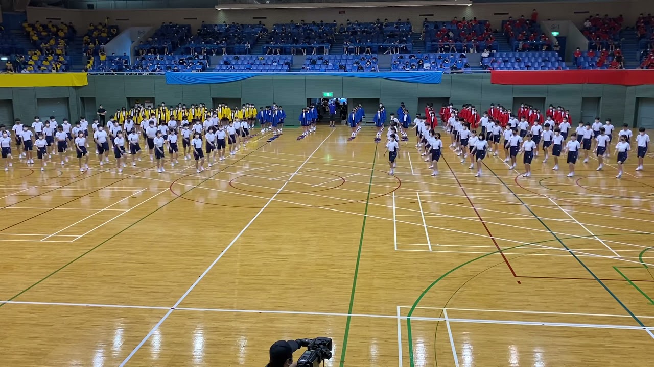 2021年度体育祭　中3交差行進