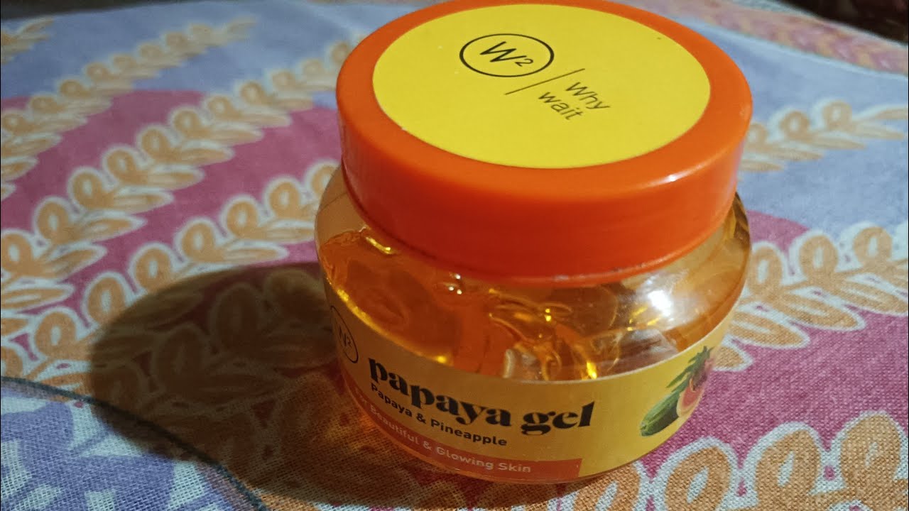 W2 Papaya gel review❤️ || How to use papya gel to get glowing skin #skincare #papaya Fashion #suntan