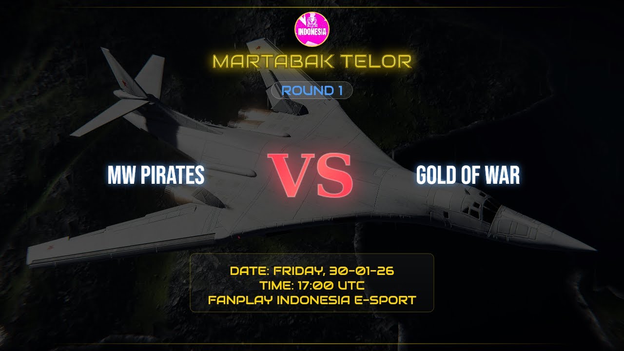 MARTABAK TELOR || R1 || MW PIRATES VS GOLD OF WAR