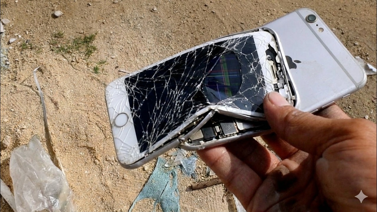 😲 Great Day!!🥰 Iiphone 6 plus broken screen   !!!!    Restore iphone 6 plus oldphone