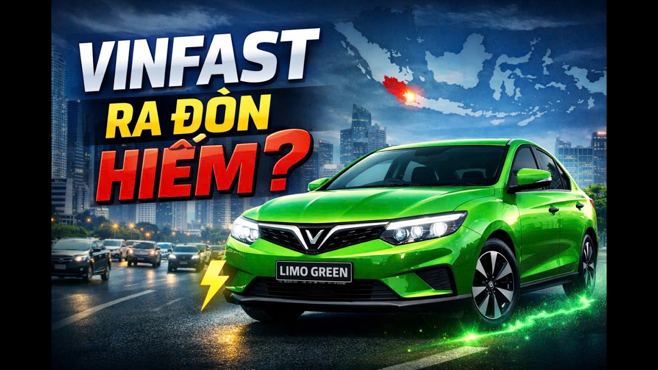 🔥 VinFast tung Limo Green tại Indonesia: Giá rẻ chỉ là bề nổi của một nước cờ lớn. #vinfast #limo