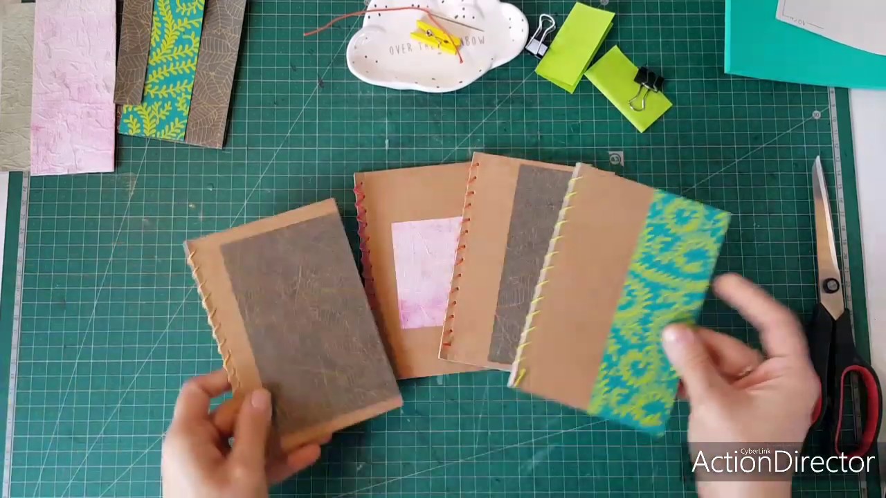 libreta costura básica para hojas sueltas
