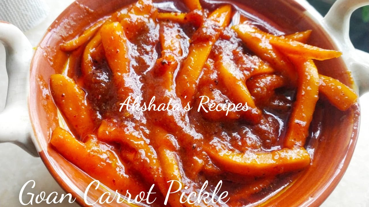 Goan Carrot Pickle Instant Recipe|Easy & Delicious Recipe|@akshatasrecipes#instantcarrotpickle#goan
