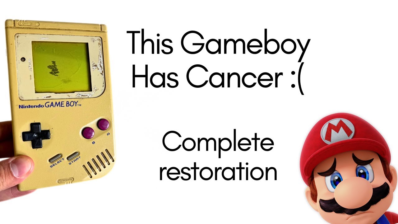 $12 Broken Yellow Gameboy Restoration