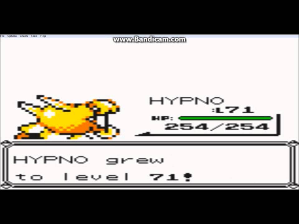 Pokemon Yellow (w/color) on PC emulator