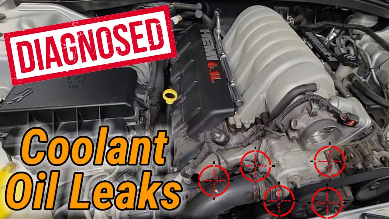 Dodge Charger 6.1L Owner Concern Loose Coolant and Engine Oil Leaks #dodgecharger #repair #diy