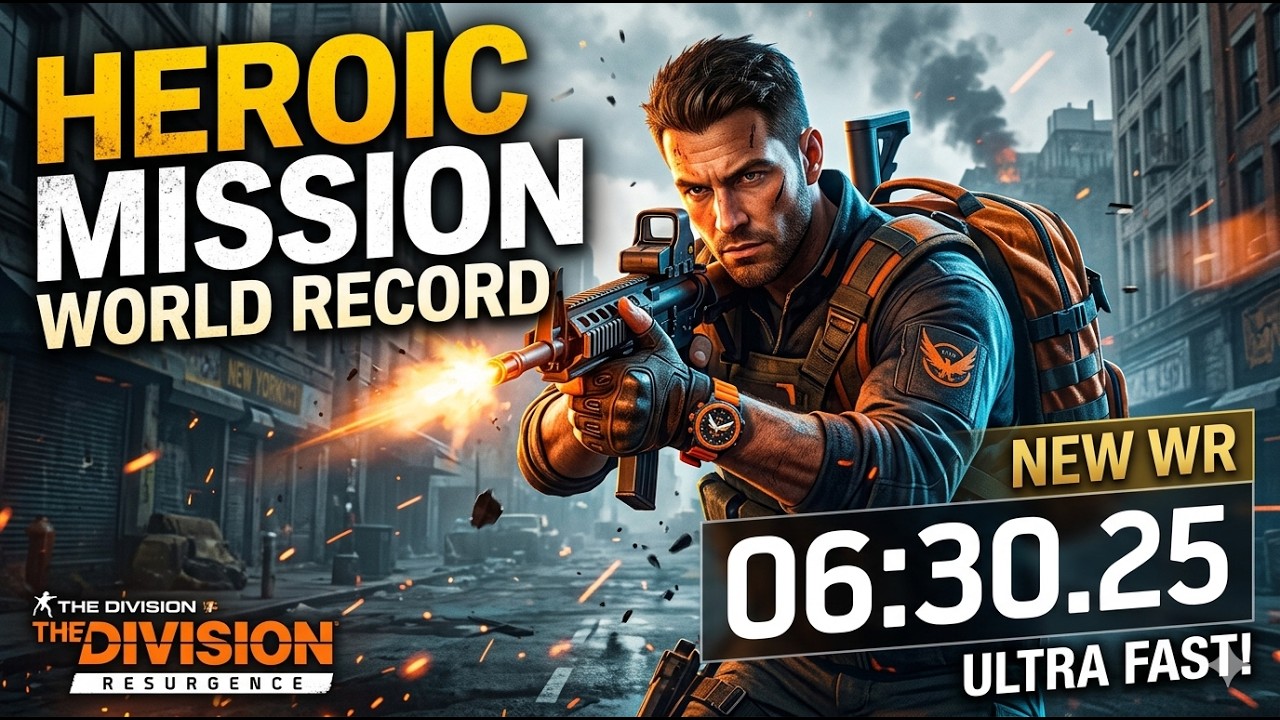 [6:30] WORLD RECORD Solo heroic New enemy|| The Division Resurgence