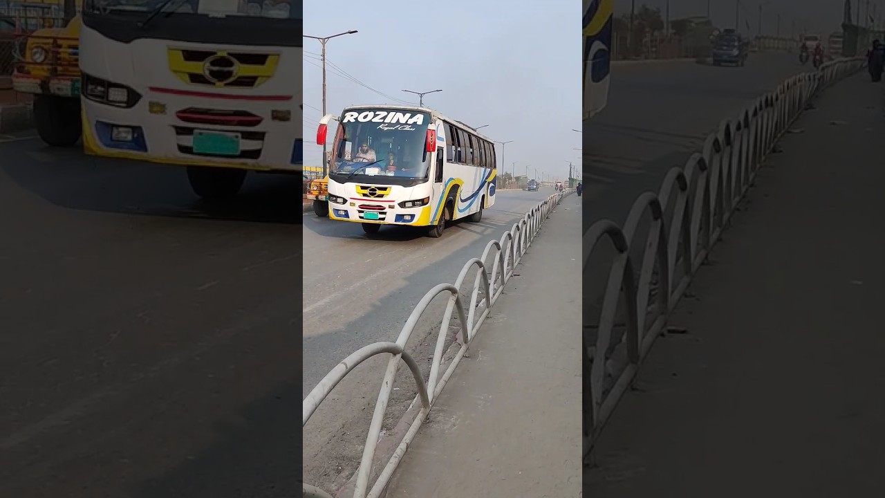 Rozina Royal Class Bus. Dhaka To Rajshahi. 