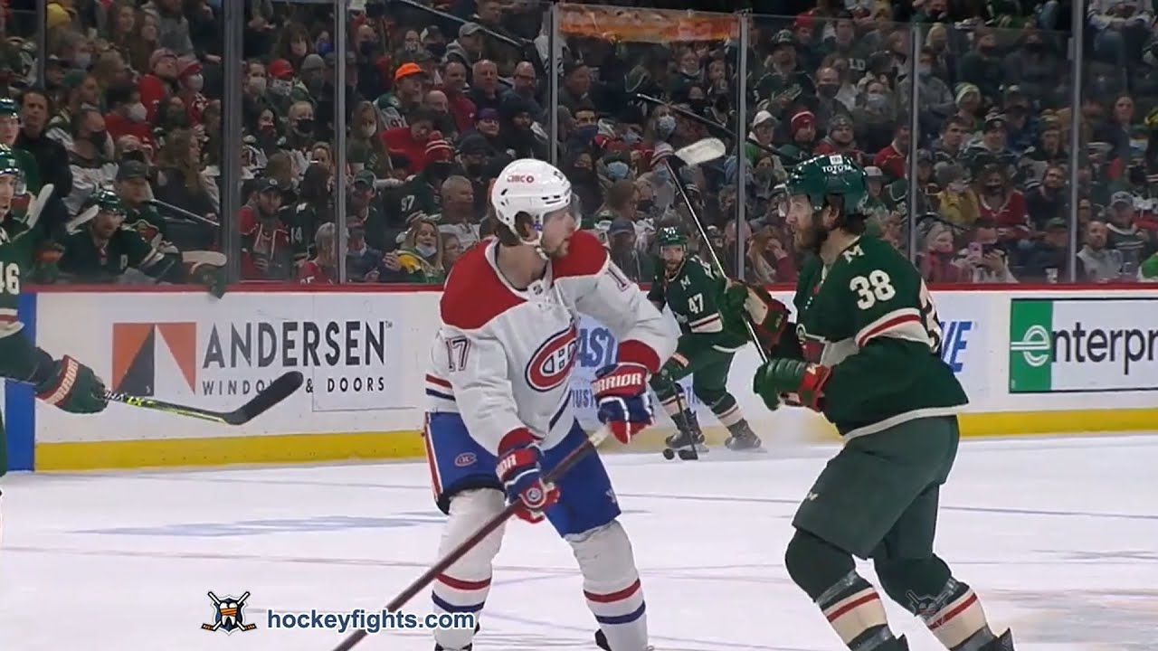 Josh Anderson vs Ryan Hartman Jan 24, 2022