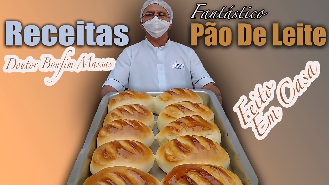 PÃO DE LEITE (Feito Em Casa)