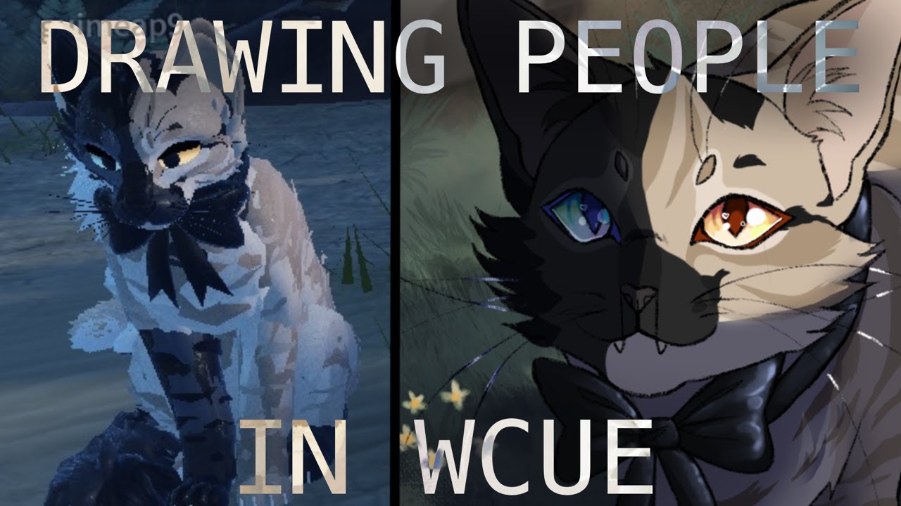 HEADPHONE WARNING : Drawing People In WCUE - Warrior Cats Speedpaint