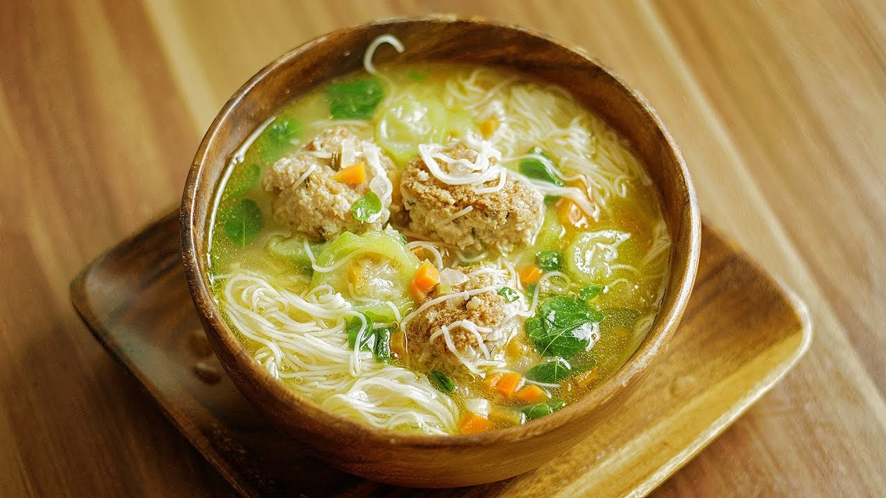 【Short Version】Misua with Meatballs (almondigas, mee sua, miswa)🎧
