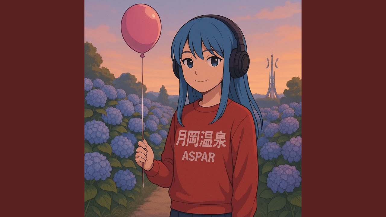 アジサイと風船!!!!
