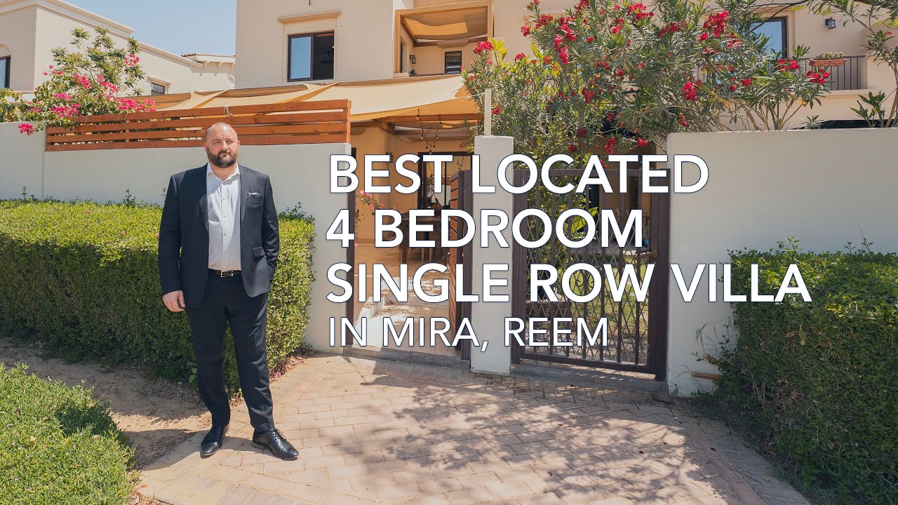 Best Located 4 Bedroom Single Row Villa in Mira, Reem