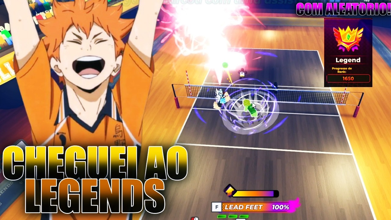 PEGUEI LEGENDS COM ALEATORIO! JINKO VOLTOU UPDATE 56 NO VOLLEY BALL LEGENDS!! PT2 FINAL