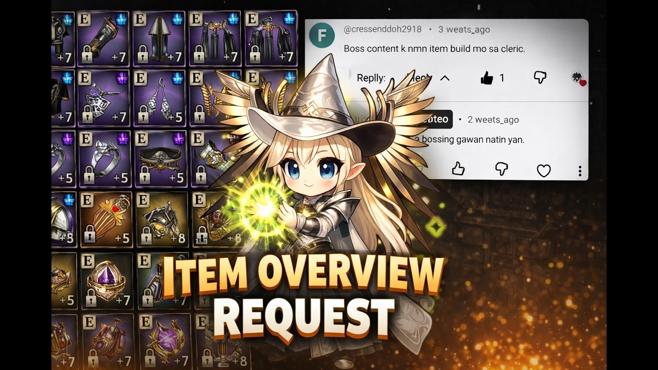 Night Crows: Cleric Item Overview