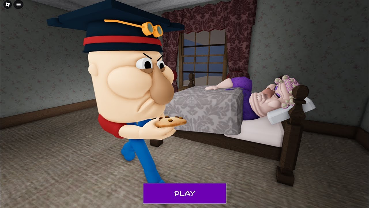 MR.MEANIEHEAD STEALS COOKIES in GRUMPY GRAN! OBBY Full Gameplay #roblox