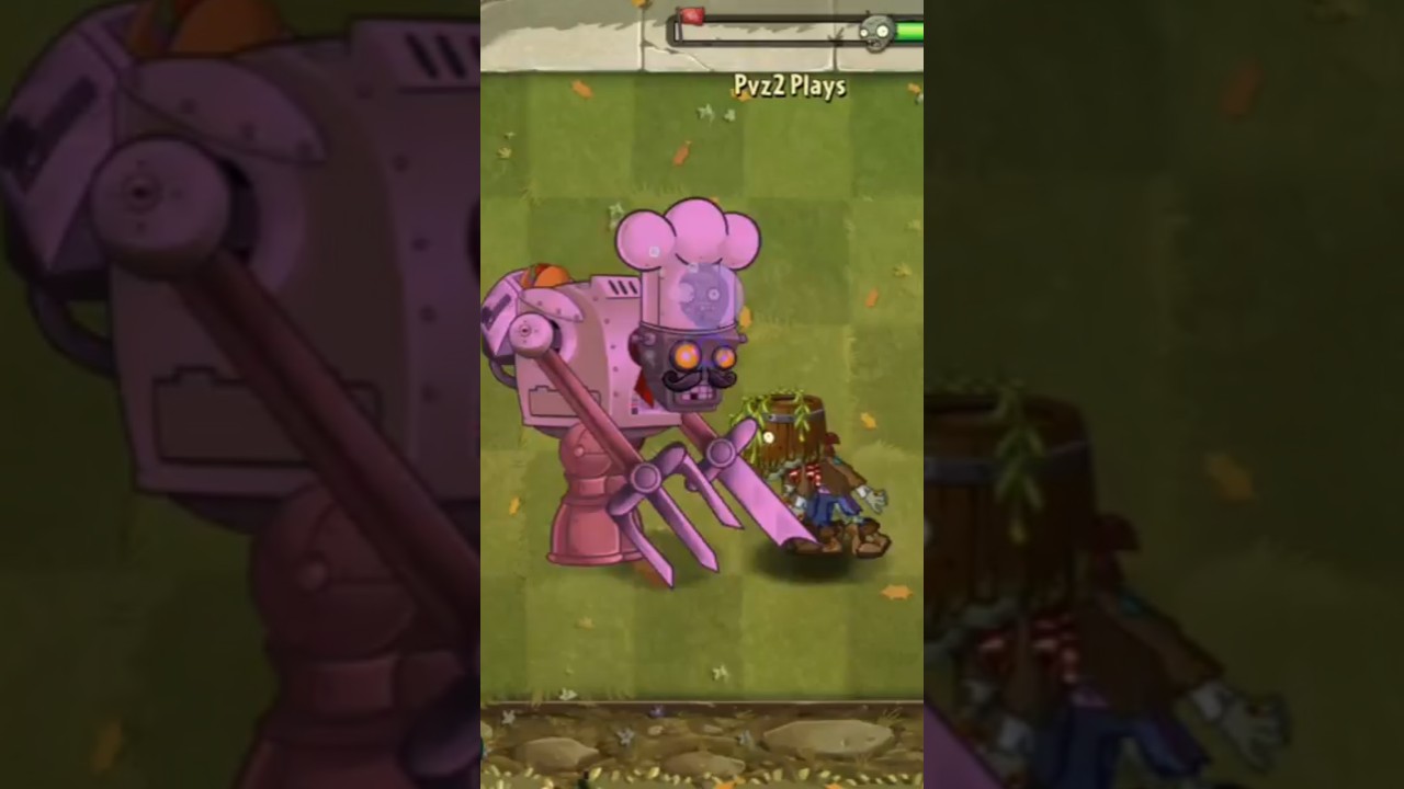 Barrel Head Zombie Vs. Food Fight Gargantuar / Plants Vs. Zombies 2