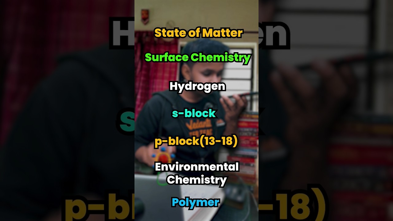 JEE Chemistry deleted syllabus #jee #jee2024 #jeemains #jeesyllabus #syllabus #jeenews