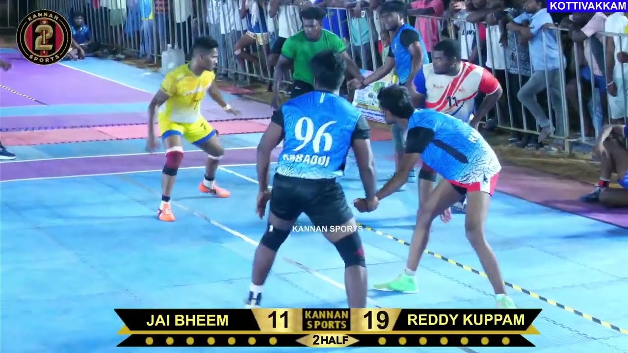 QF||Reddy Kuppam VS Jai Bheem  ||@KOTTIVAKKAM (CHENNAI) KABADDI MATCH