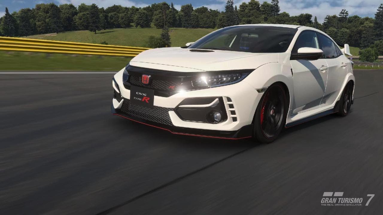 グランツーリスモ 7よりアルザス(テストコース)を走るシビックtypeR(2020)🏁🚗🎮🏆